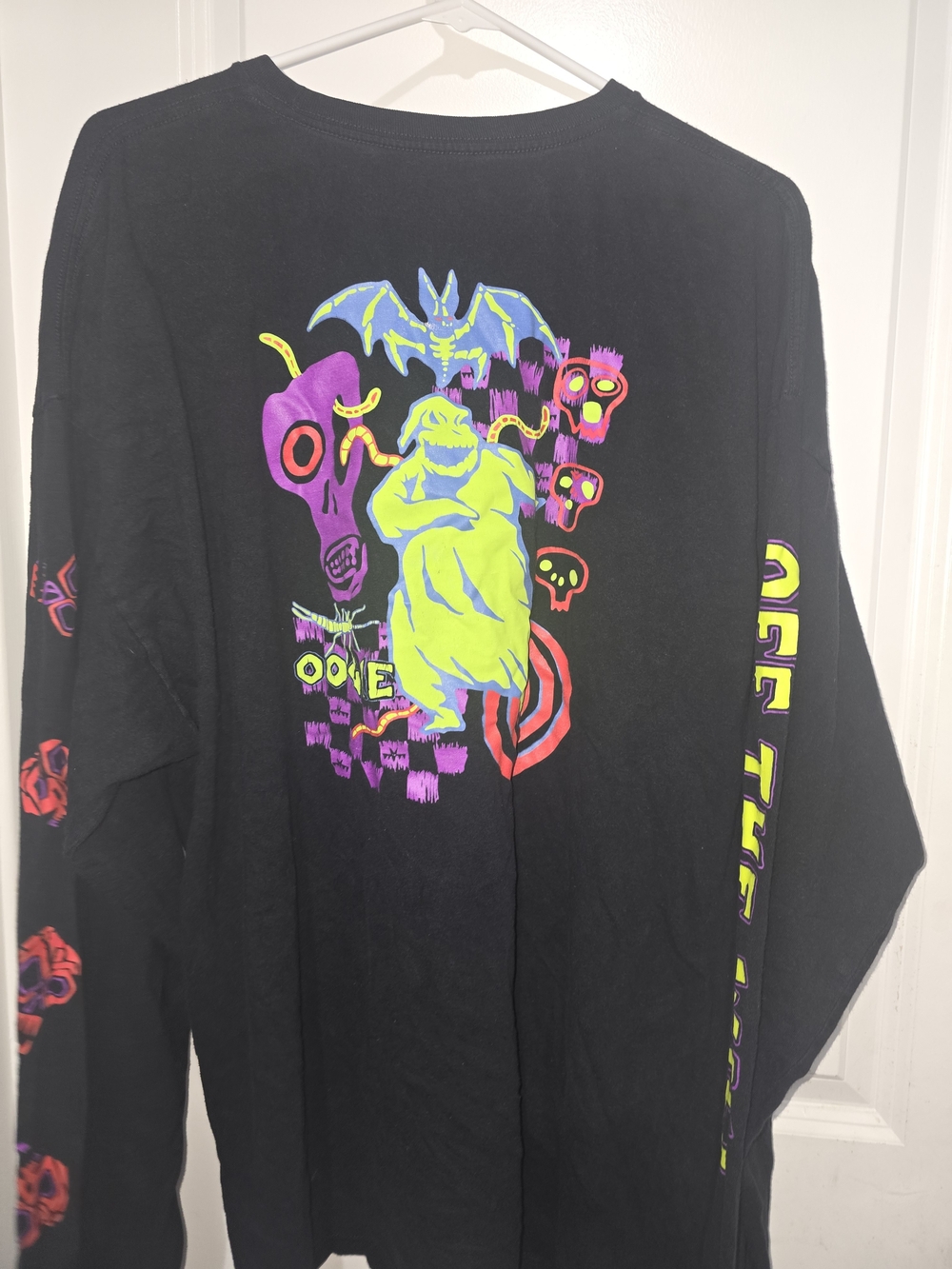 2019 Vans x Nightmare Before Christmas Oogie Boogie Long Sleeve Shirt Black 2XL